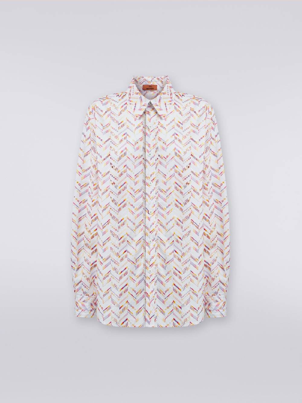 Missoni Camicia in popeline di cotone con pizzo sangallo Vendita Calda