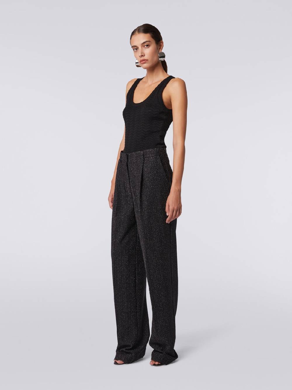 Missoni Pantaloni in misto viscosa lamé Italy