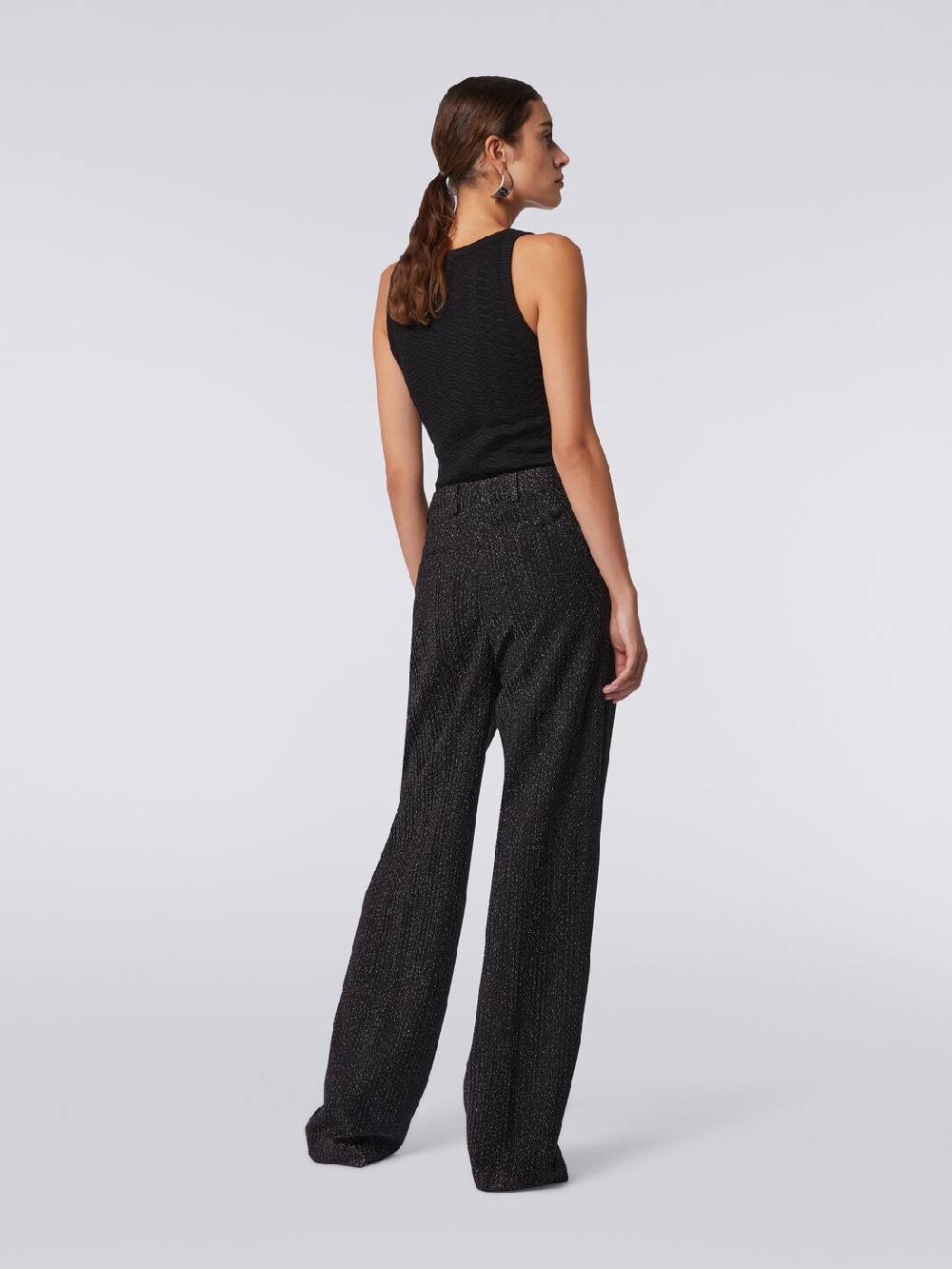 Missoni Pantaloni in misto viscosa lamé Italy