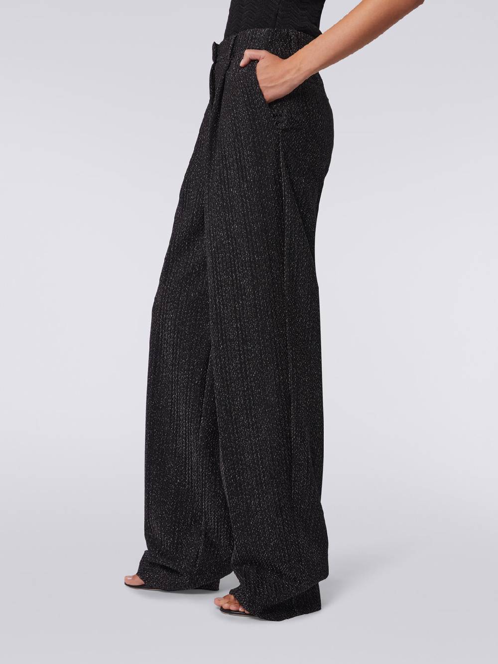 Missoni Pantaloni in misto viscosa lamé Italy