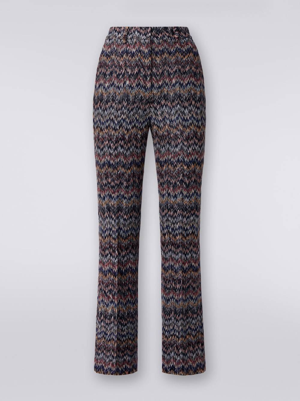 Missoni Pantaloni cropped in misto viscosa lamé zig zag 2025
