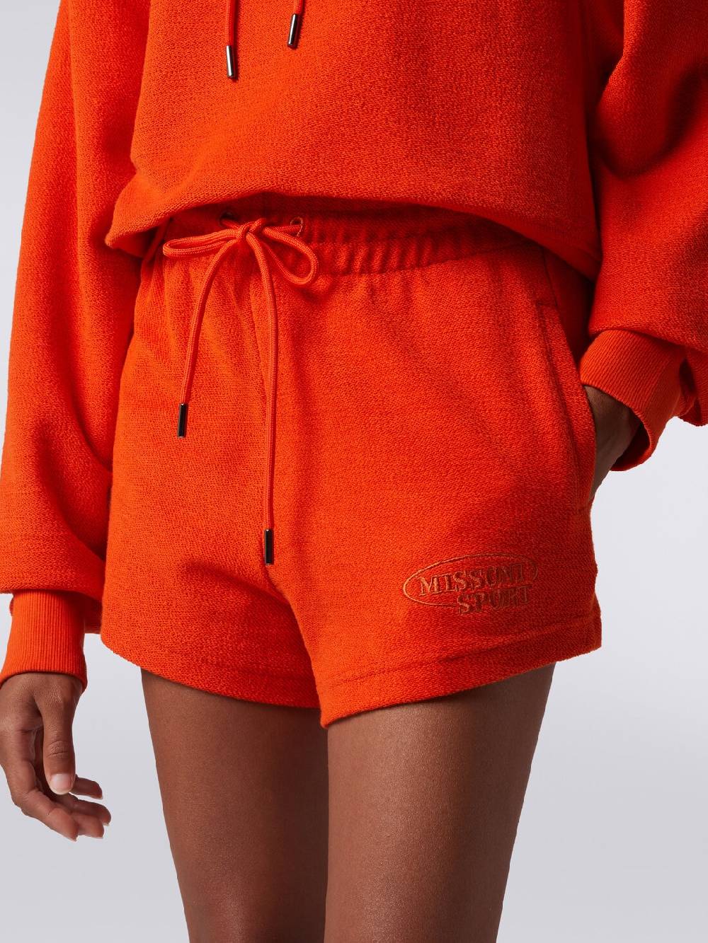 Missoni Shorts in felpa garzata con logo Spedizione Gratuita