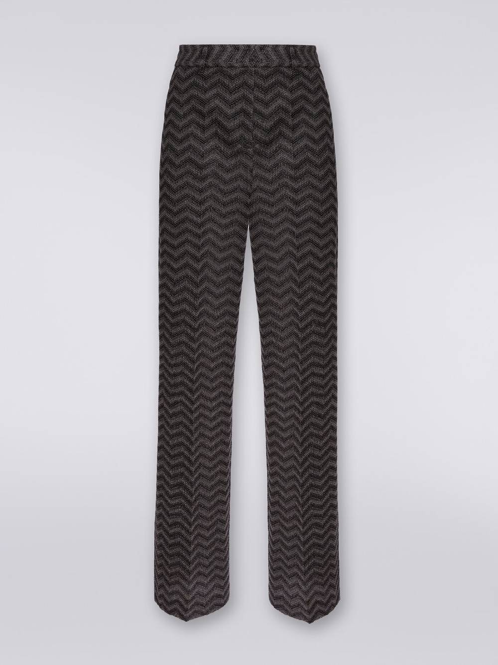 Missoni Pantaloni dritti in cotone chevron Shopping Online