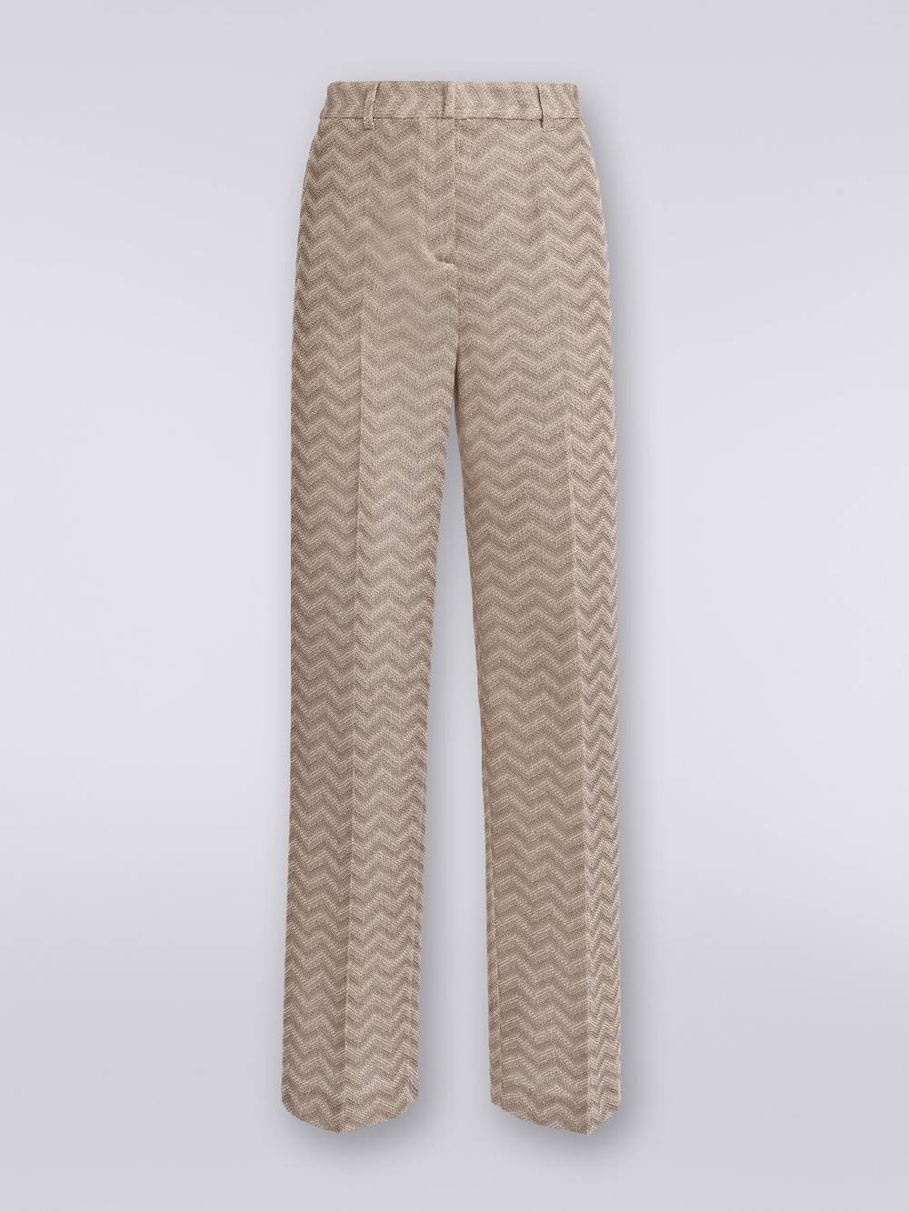 Missoni Pantaloni dritti in cotone chevron Affare Del Giorno