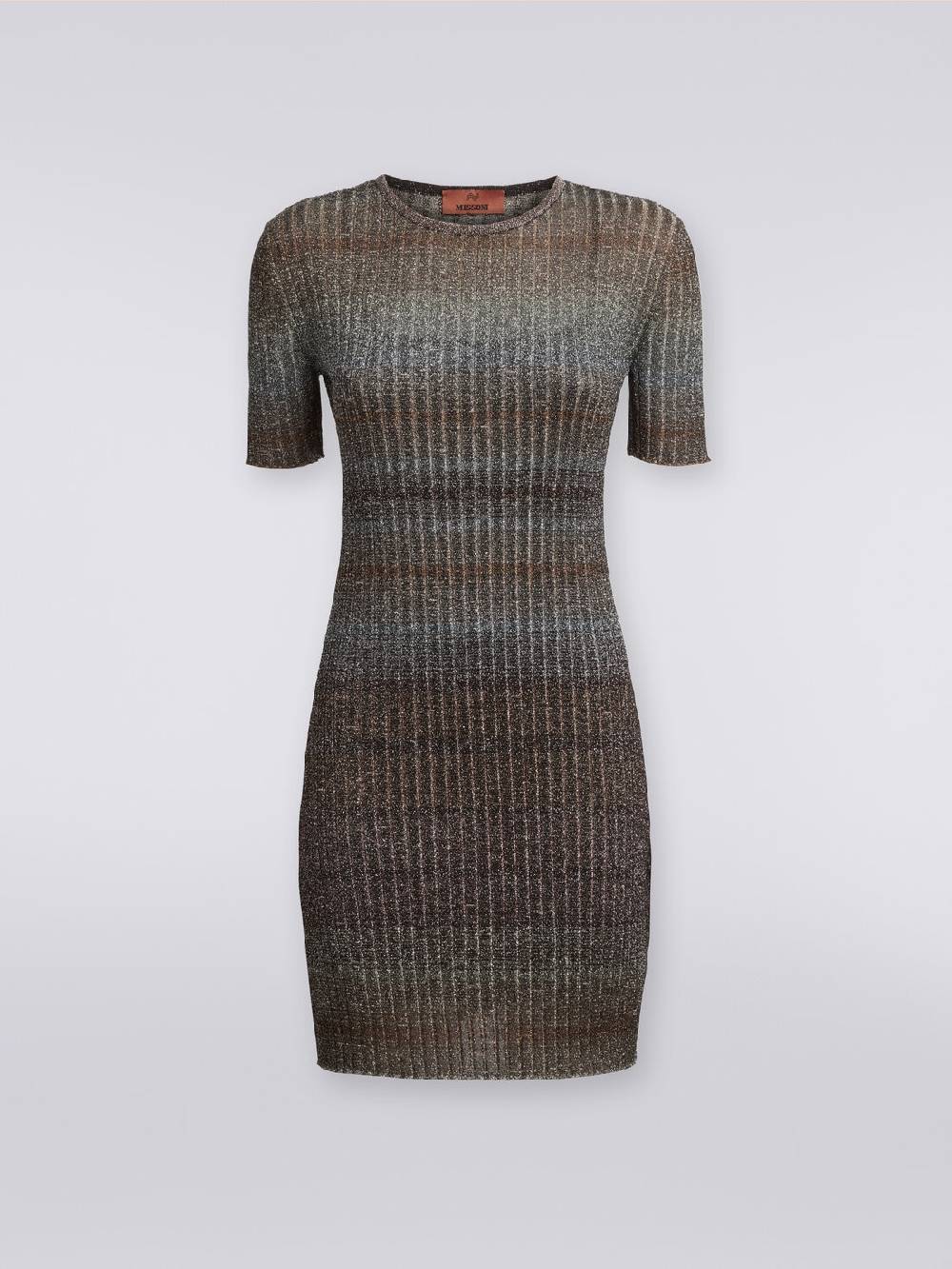 Missoni Mini-abito girocollo a costine con lurex Novità