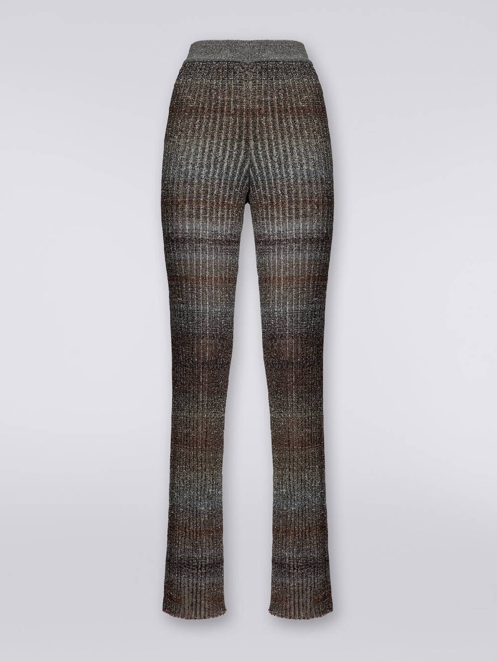 Missoni Pantaloni dritti in viscosa e lurex a costine Presa