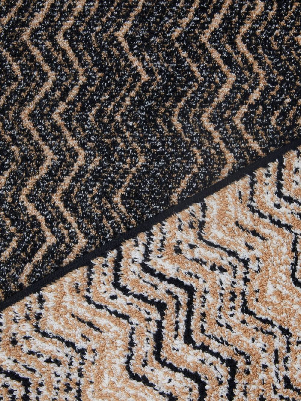 Missoni Tappetino da bagno Azul 60x90 cm in cotone chevron Vendita Economica