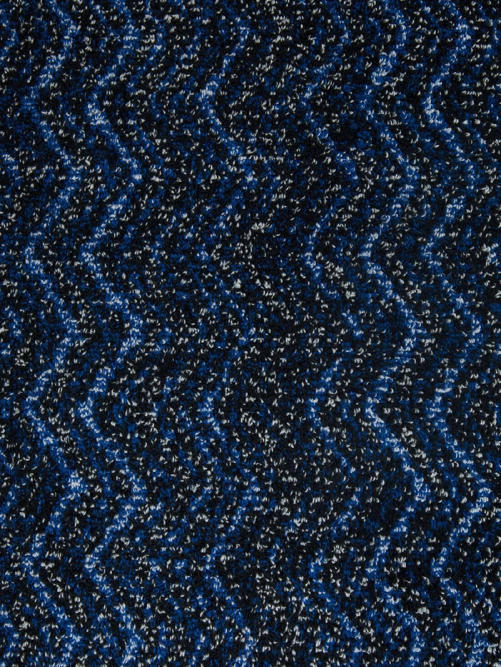 Missoni Tappetino da bagno Azul 60x90 cm in cotone chevron Saldi Di Fabbrica