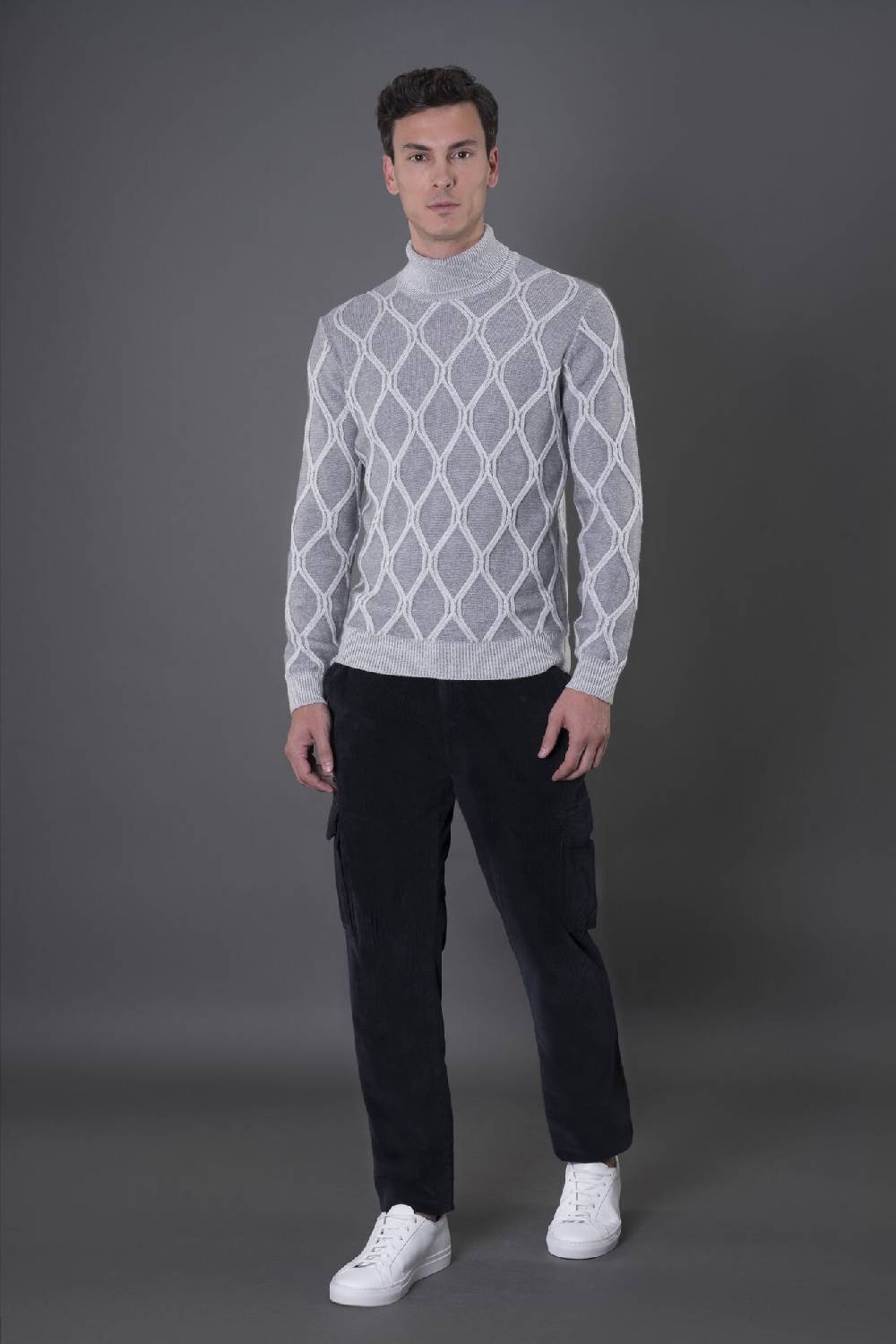 Moorer Maglieria GORDON-WHT Saldi Di Fabbrica