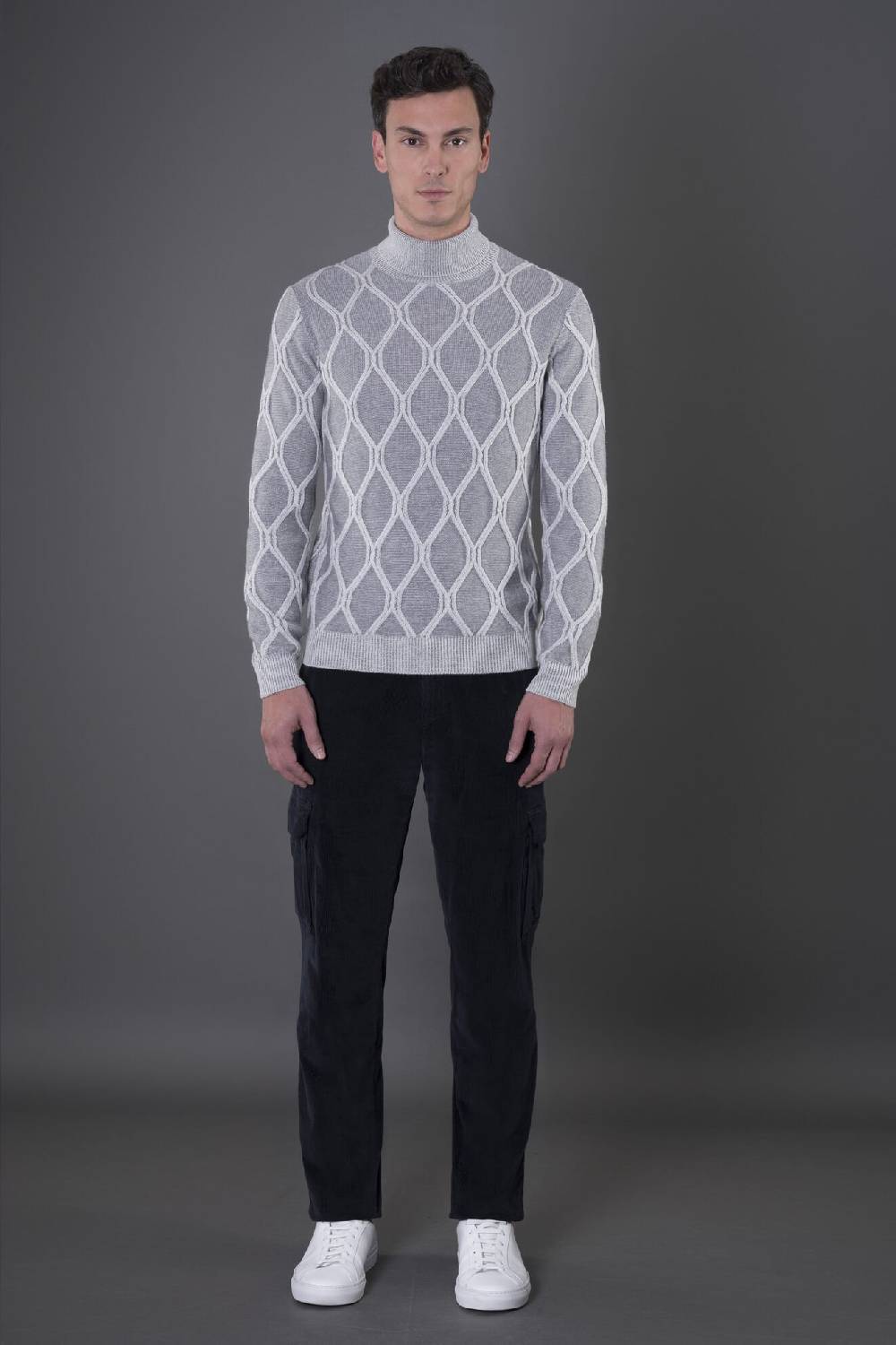 Moorer Maglieria GORDON-WHT Saldi Di Fabbrica