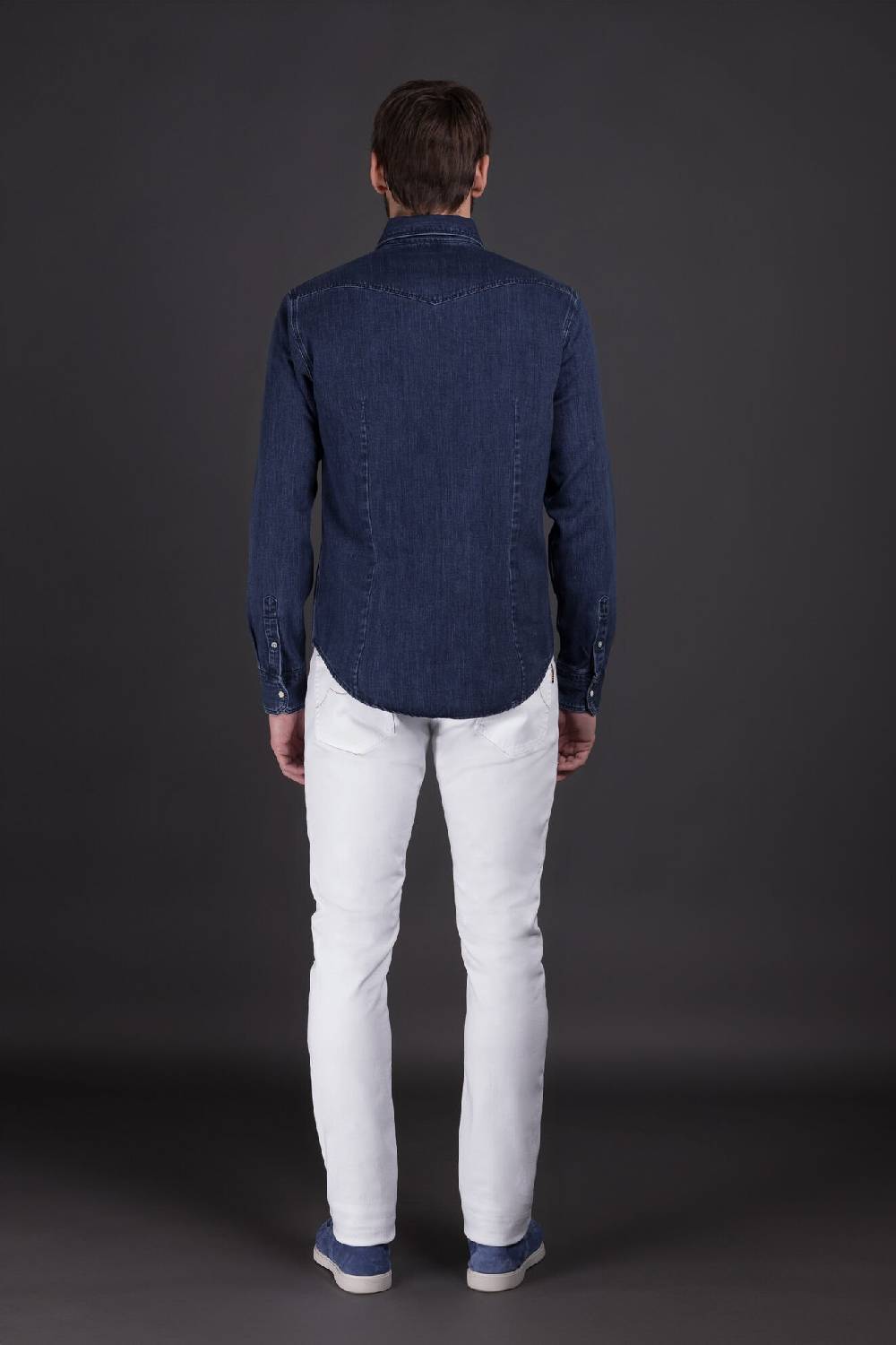 Moorer Camicie LARRIE-32 LIGHT DENIM Affare Del Giorno
