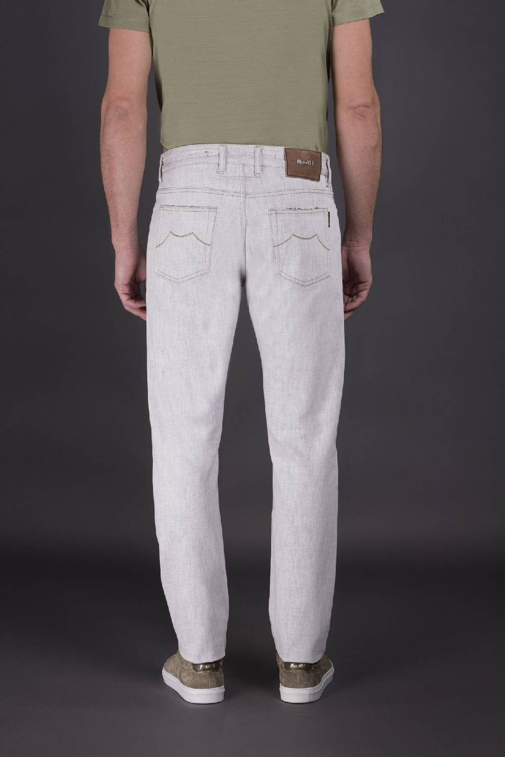Moorer Pantaloni PAVEL-73 WHITE Online