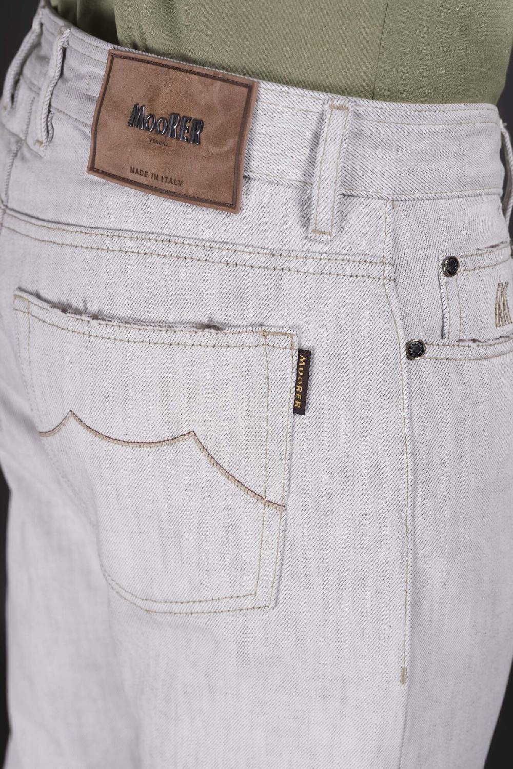 Moorer Pantaloni PAVEL-73 WHITE Online