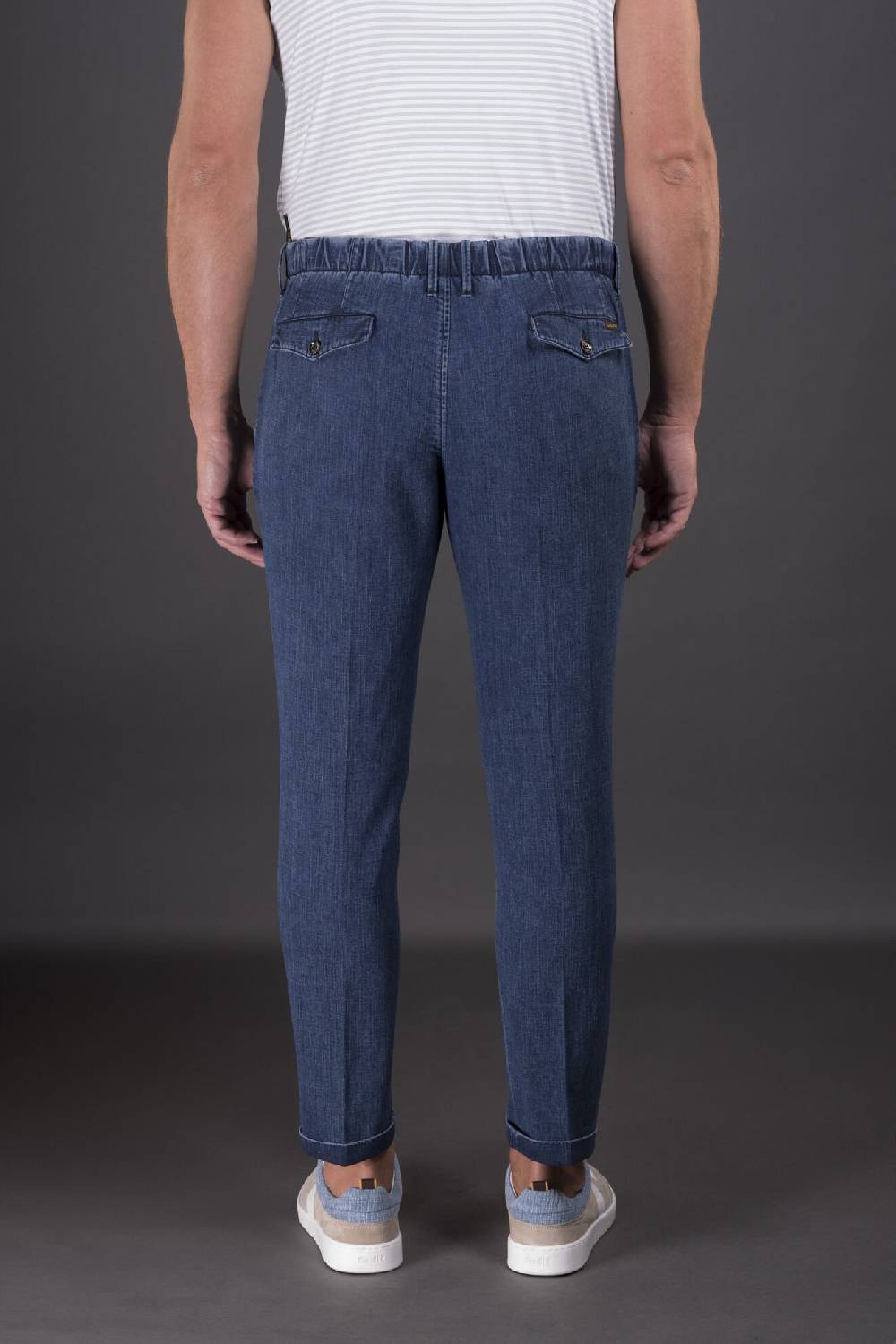 Moorer Pantaloni WILTON-32 LIGHT DENIM Saldi