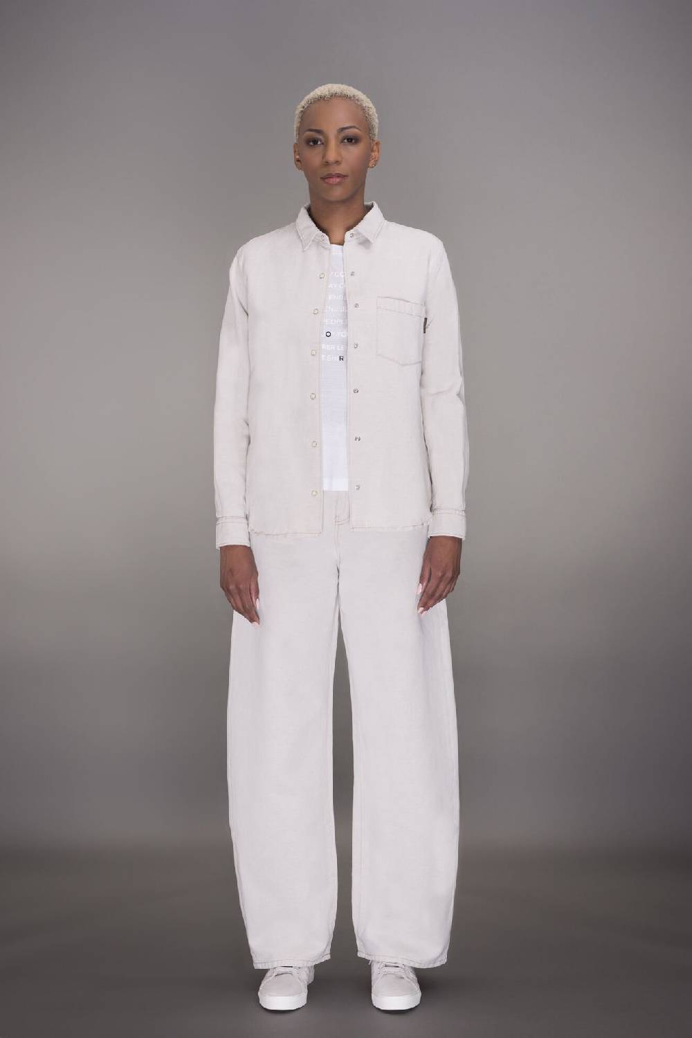 Moorer Camicie ALIZE-25 ECRU Presa