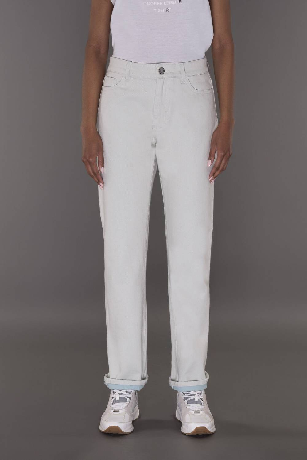 Moorer Pantaloni SANSA-55 AZZURRO Sconto