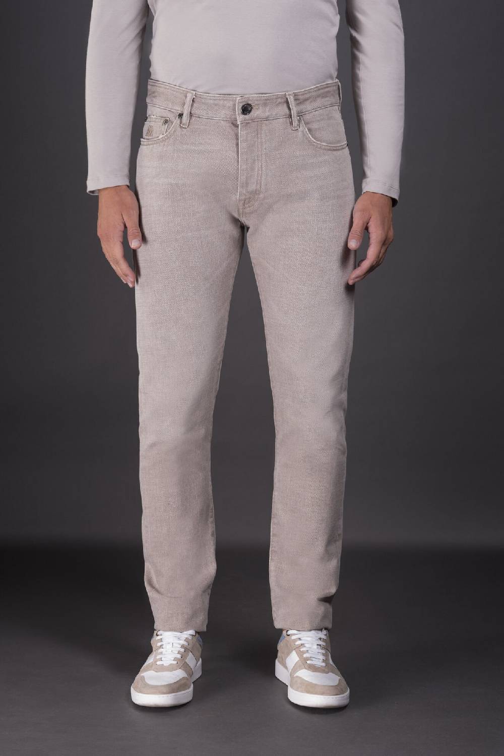 Moorer Pantaloni PAVEL-54 BEIGE Moda