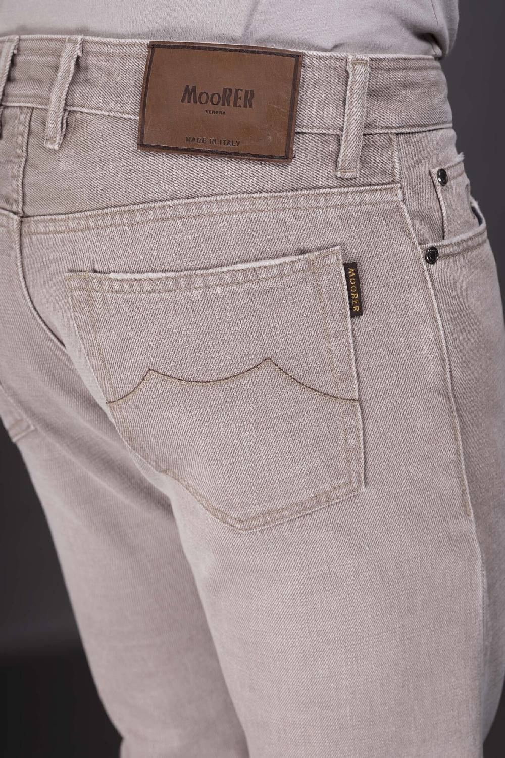 Moorer Pantaloni PAVEL-54 BEIGE Moda