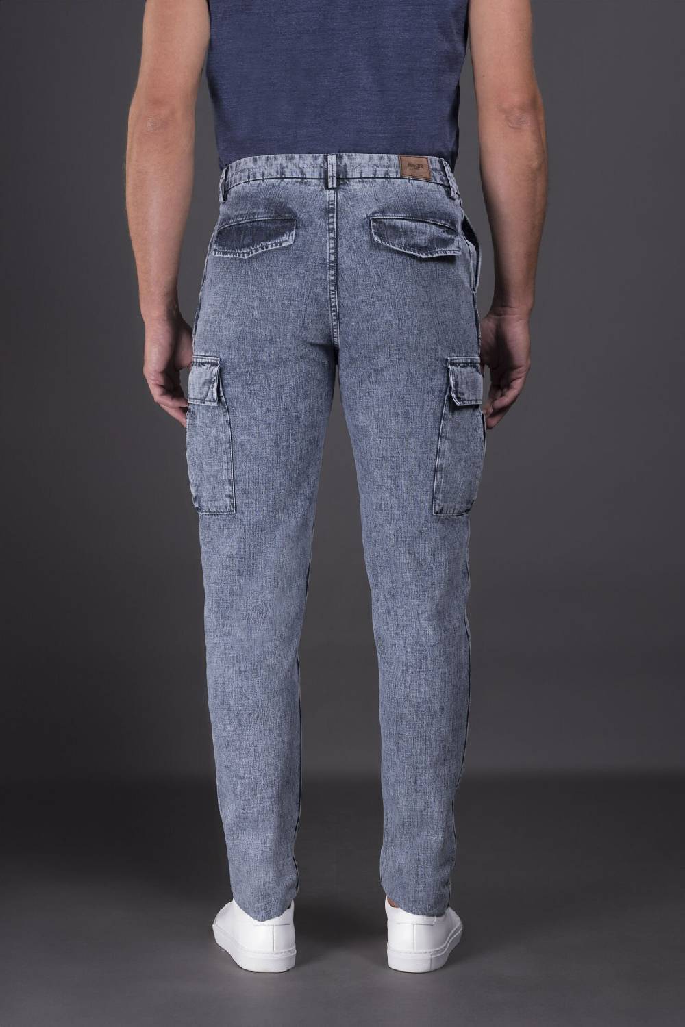 Moorer Pantaloni BRODY-01 NAVY/BLUE In Saldo