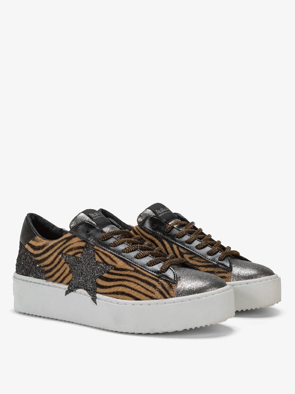 Nira Rubens COSMOPOLITAN - STELLA BROWN ZEBRINA SILVER In Vendita