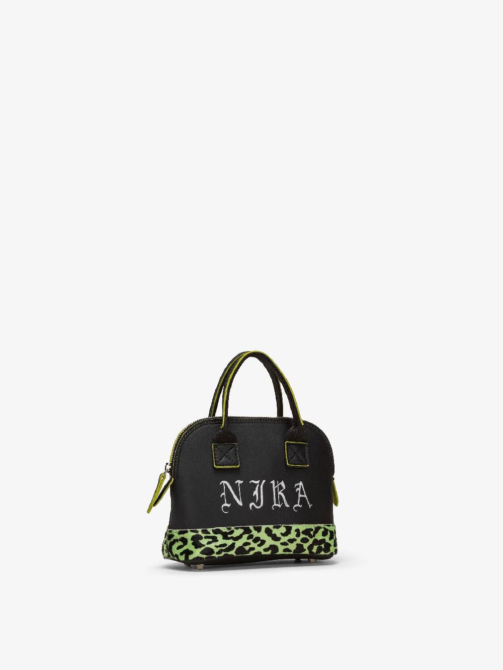 Nira Rubens TOY BAG - LIME FUR CORSARO MINT PUNK NIRA Spedizione Gratuita