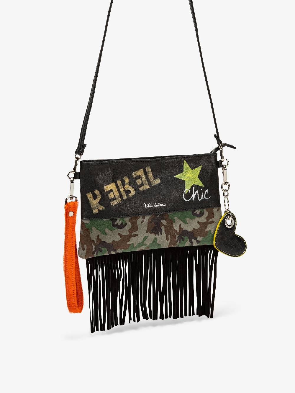 Nira Rubens Minibag Frange - Mimetic Orange Promozione Limitata