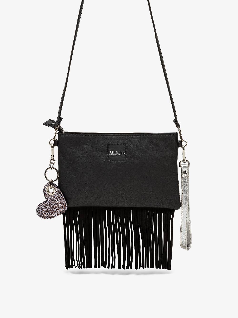 Nira Rubens Minibag Frange - Zebrina Silver Shopping Online