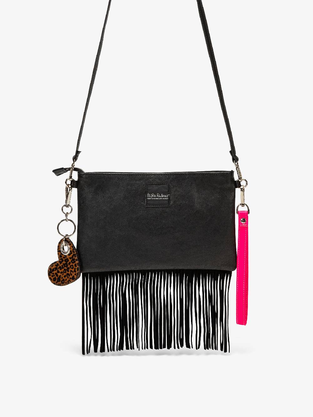 Nira Rubens Minibag Frange - Africa Pink Prezzo Ridotto
