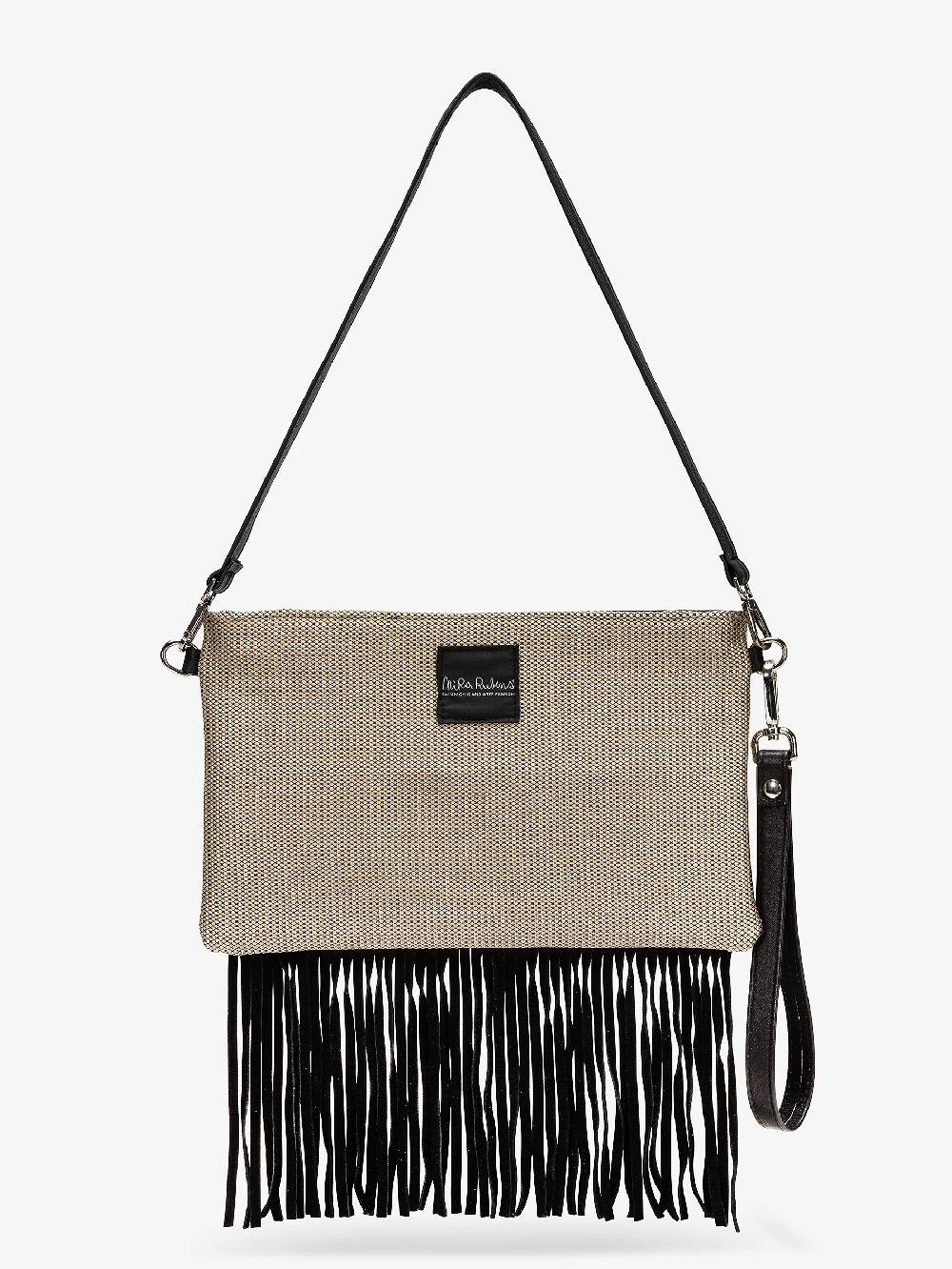 Nira Rubens Minibag Frange - Cocco Gold Presa