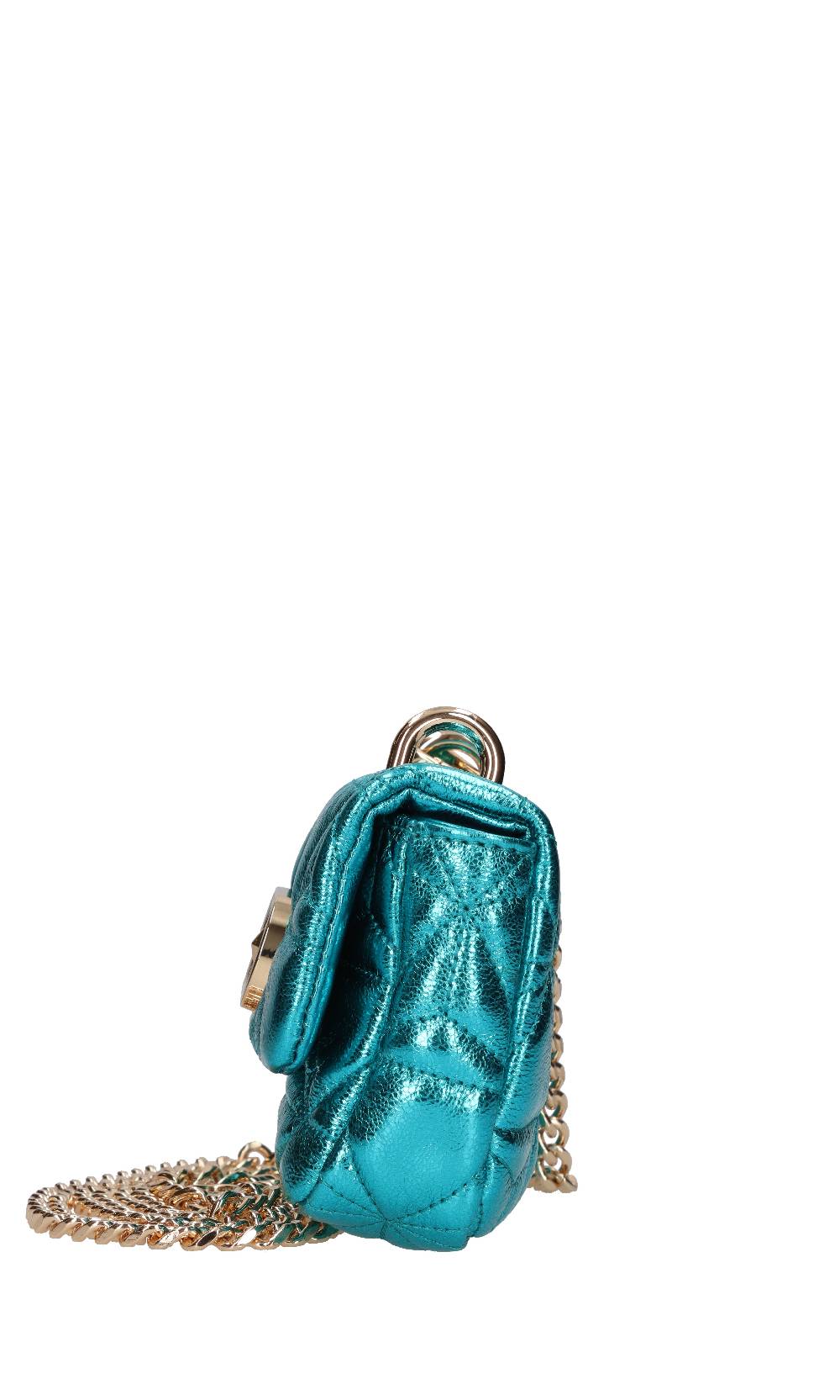 LA CARRIE Borsa in pelle laminata Saldi Di Fabbrica