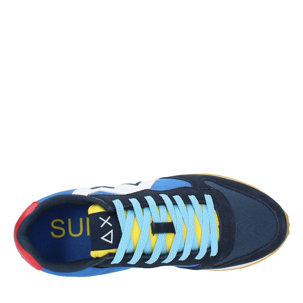 SUN68 Sneakers in pelle camoscio e tessuto Economico