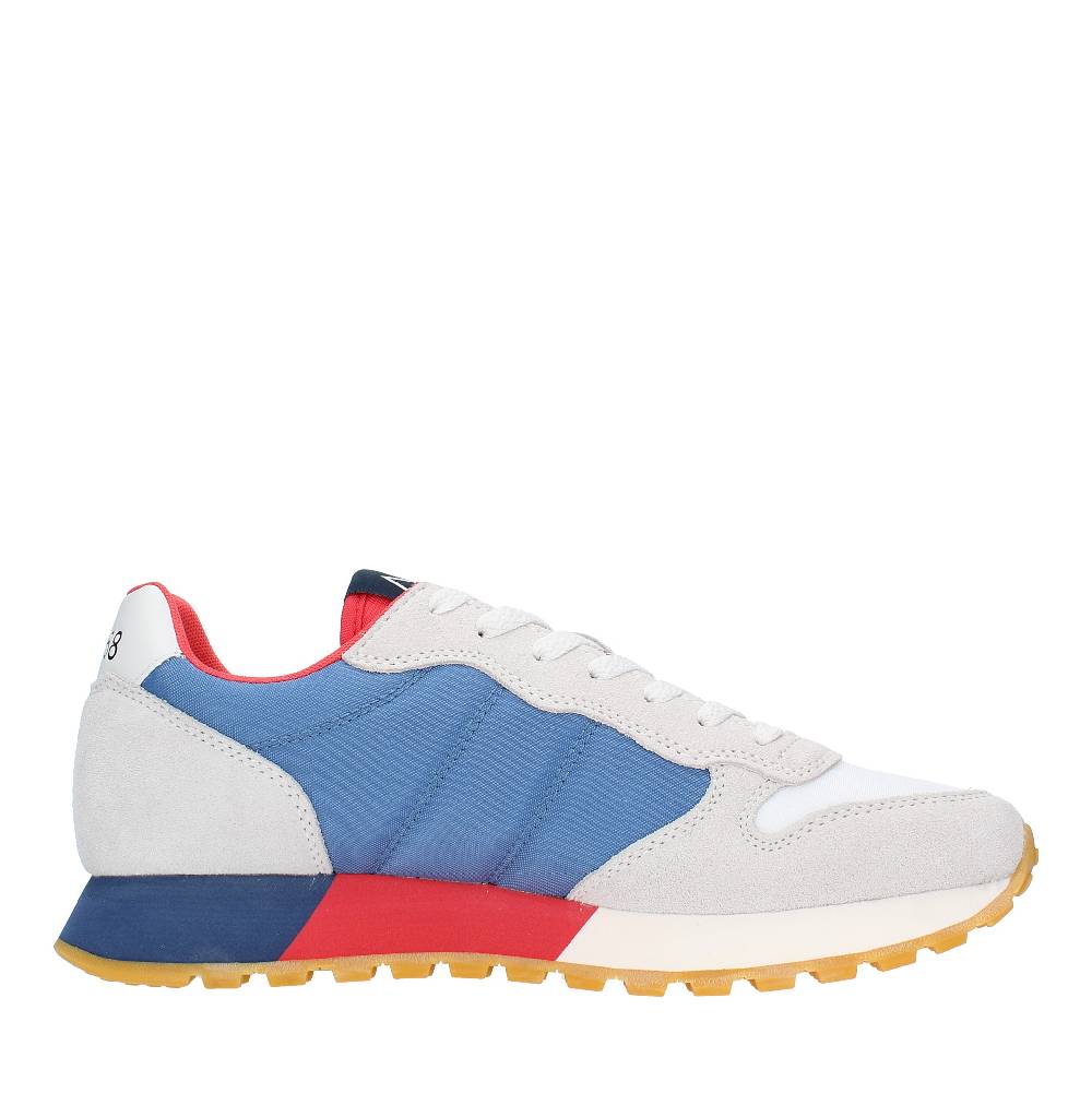 SUN68 Sneakers in pelle camoscio e tessuto Online