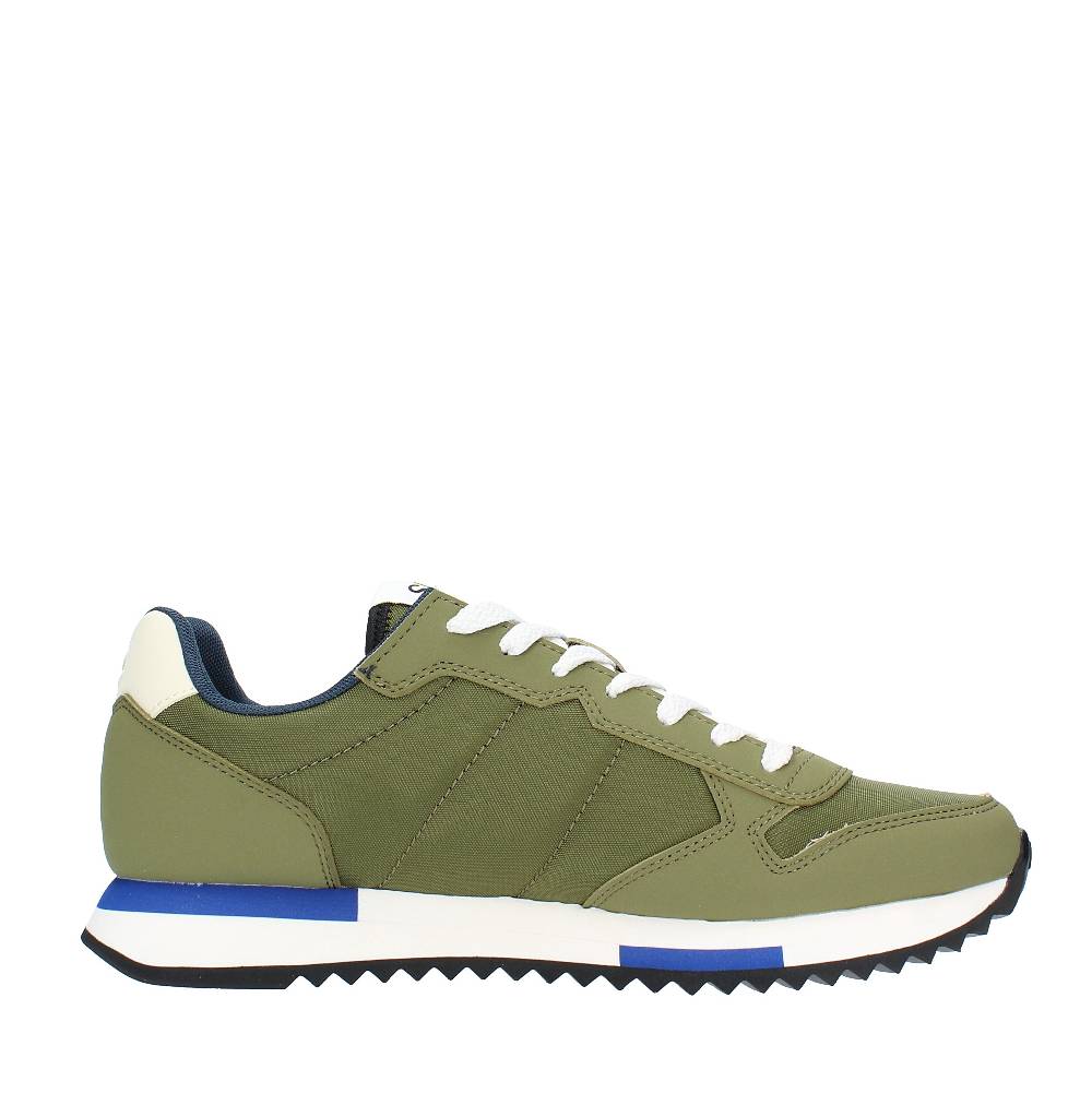 SUN68 Sneakers in pelle e tessuto Saldi