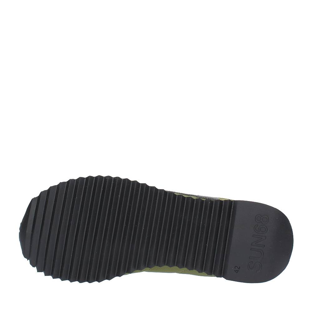 SUN68 Sneakers in pelle e tessuto Saldi