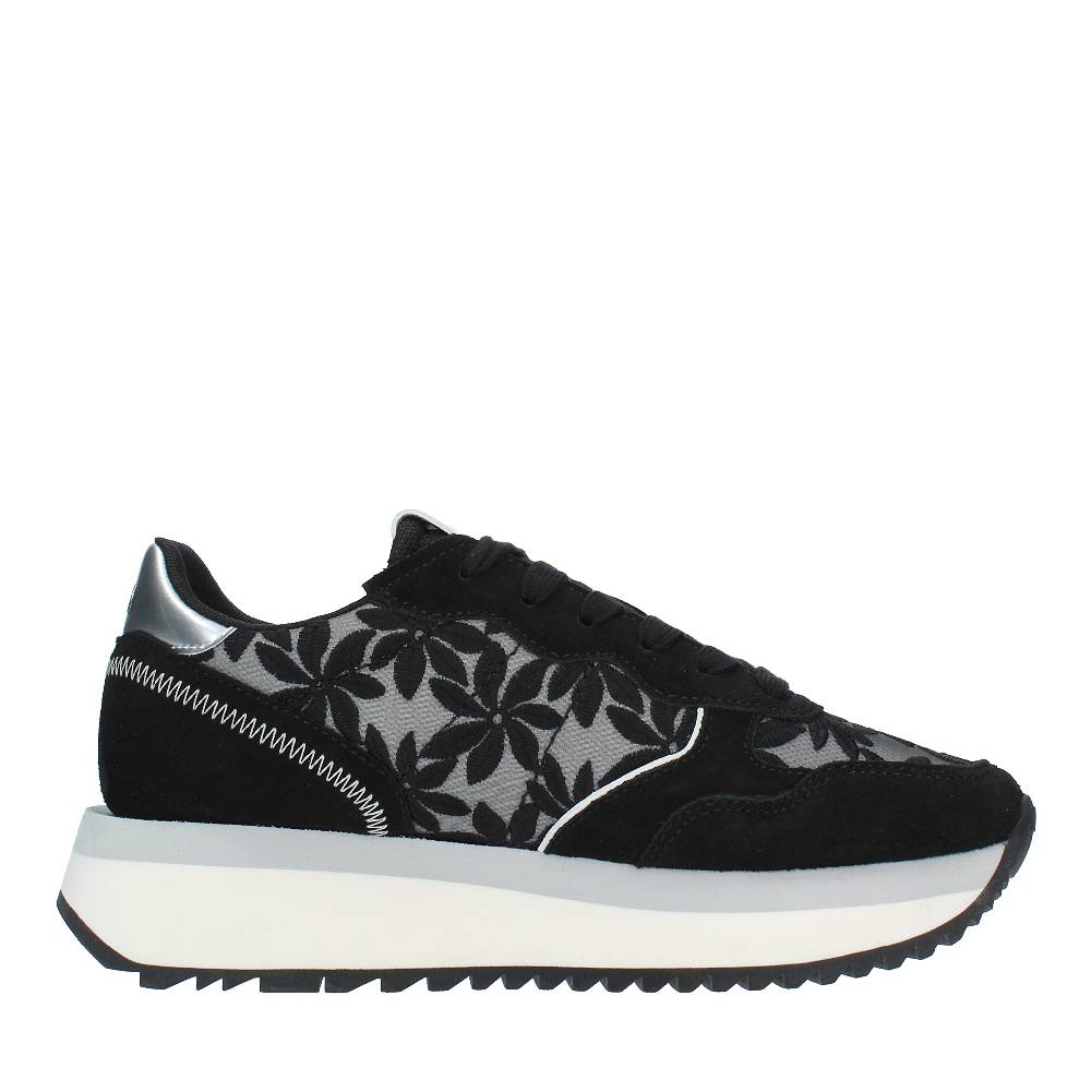 SUN68 Sneakers in camoscio e tessuto Italy