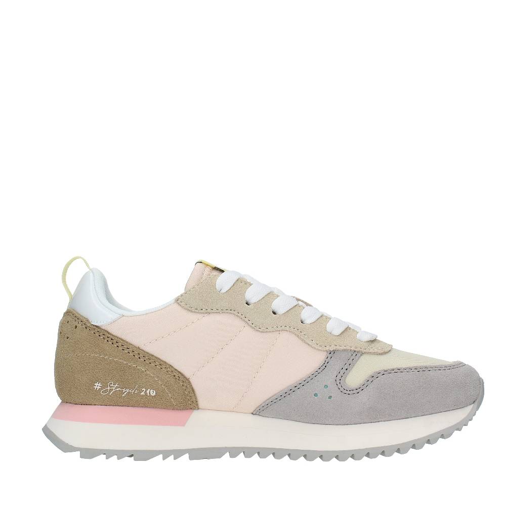 SUN68 Sneakers in pelle camoscio e tessuto Qualità