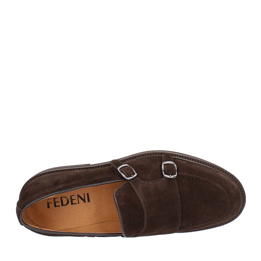 FEDENI Mocassini in camoscio Sconto