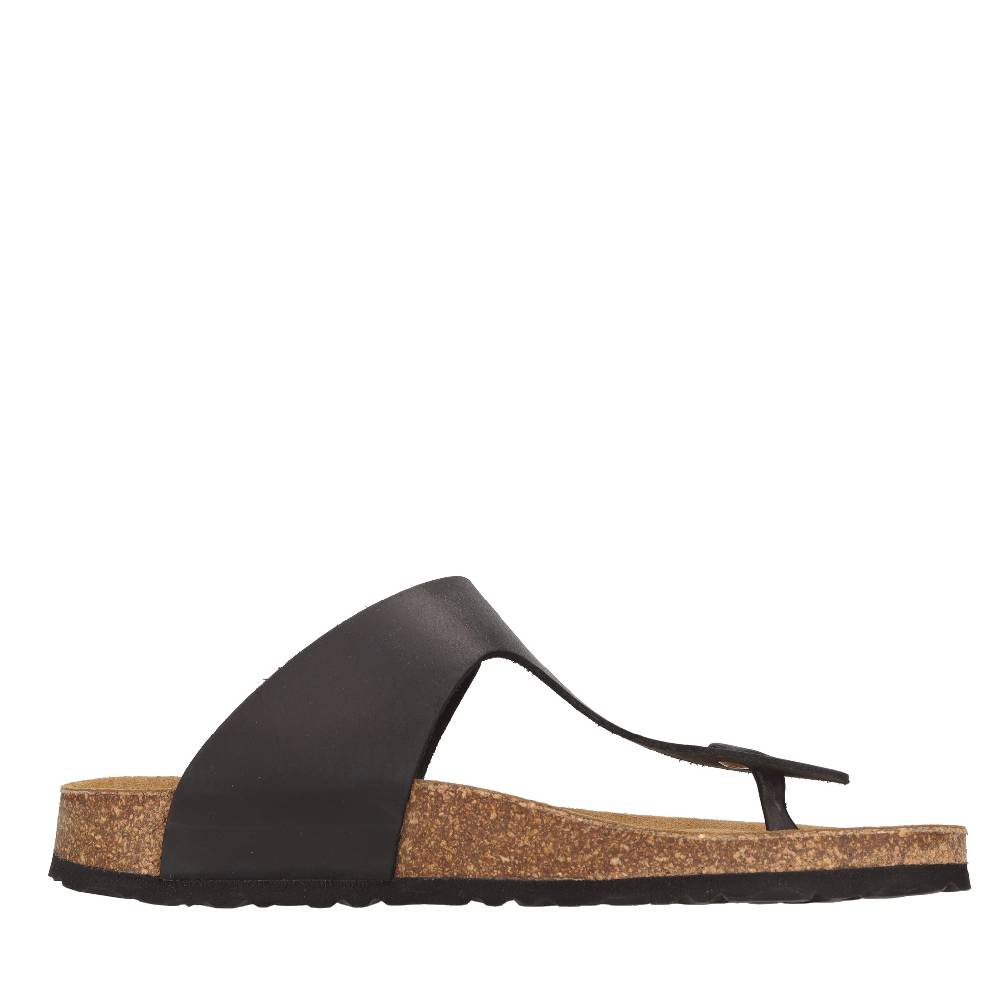CUBANAS Mules infradito in pelle Saldi Di Fabbrica