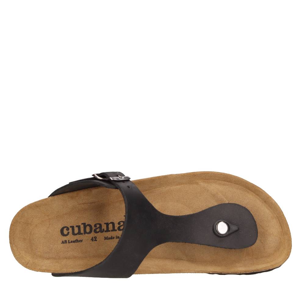 CUBANAS Mules infradito in pelle Saldi Di Fabbrica