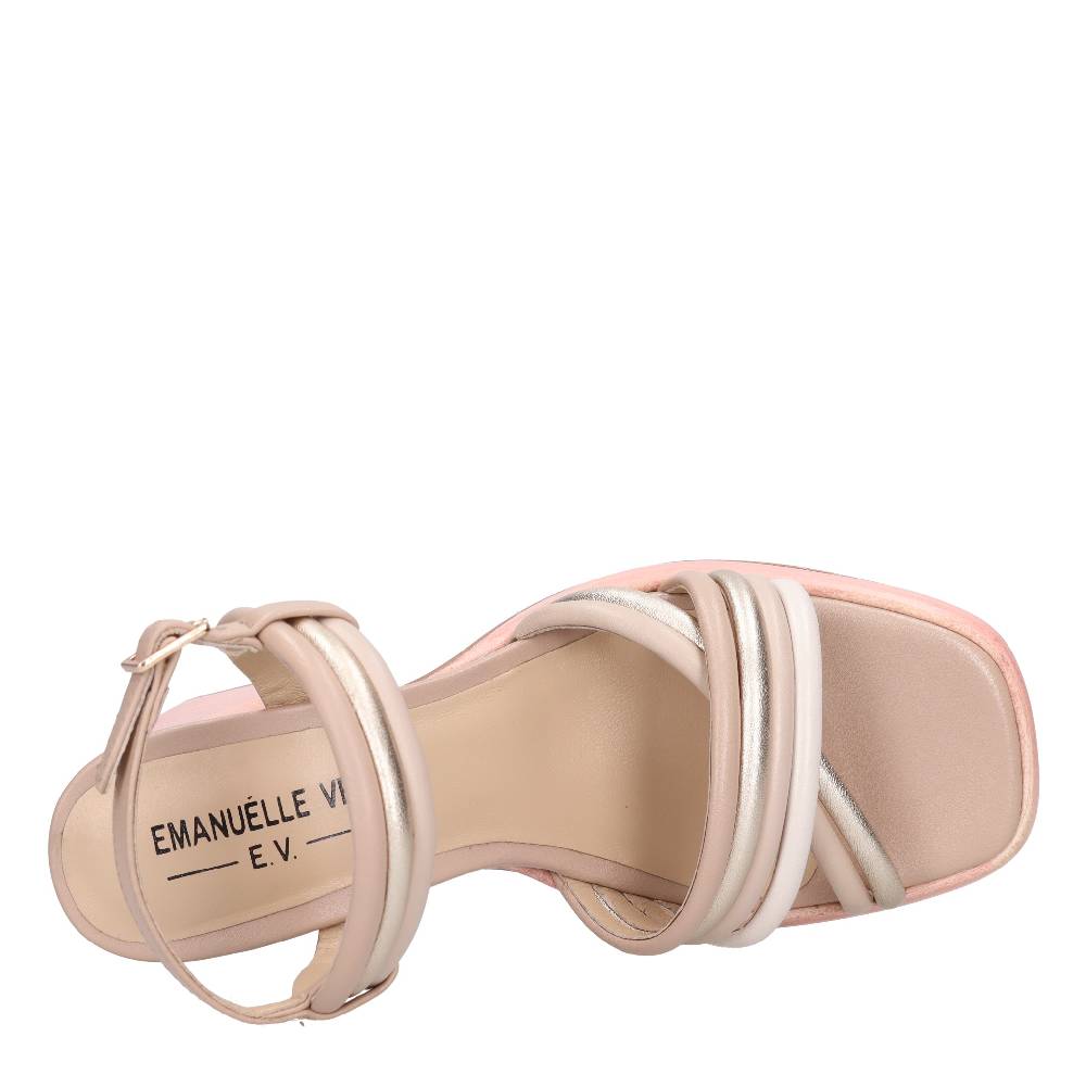 EMANUELLE VEE Sandali in pelle In Linea