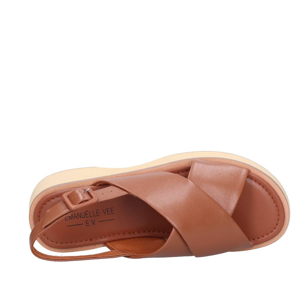 EMANUELLE VEE Sandali in pelle Sconto