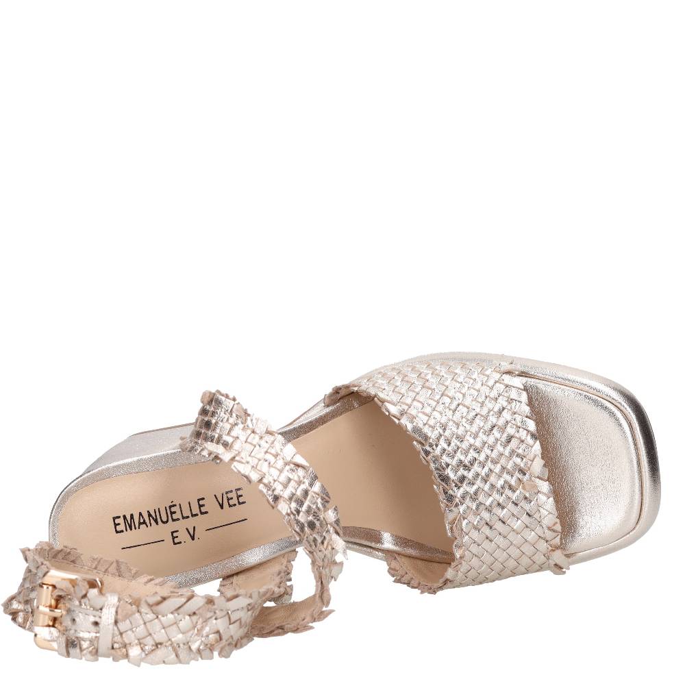 EMANUELLE VEE Sandali in pelle Offerta