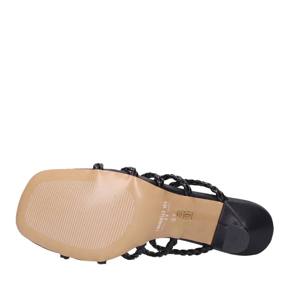 EMANUELLE VEE Sandali infradito in pelle ed ecopelle Hotsell