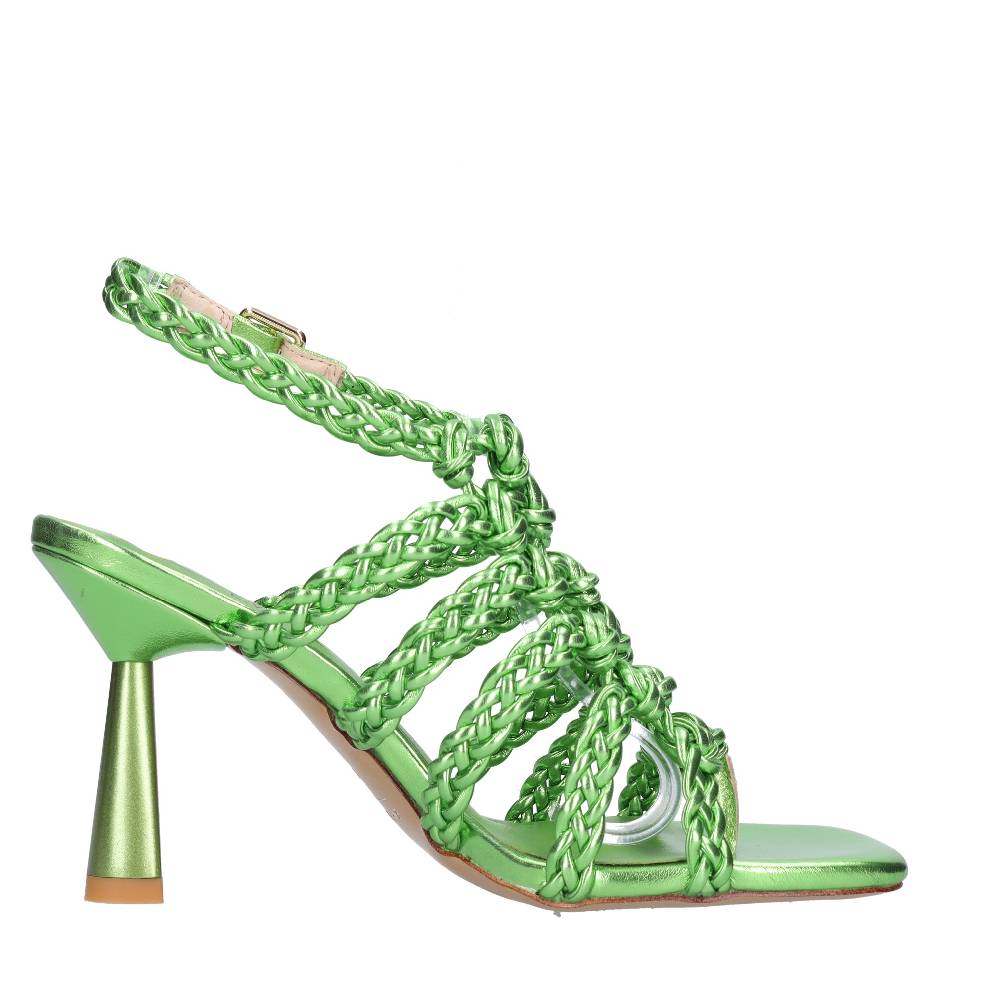 EMANUELLE VEE Sandali infradito in pelle ed ecopelle Vendita Calda