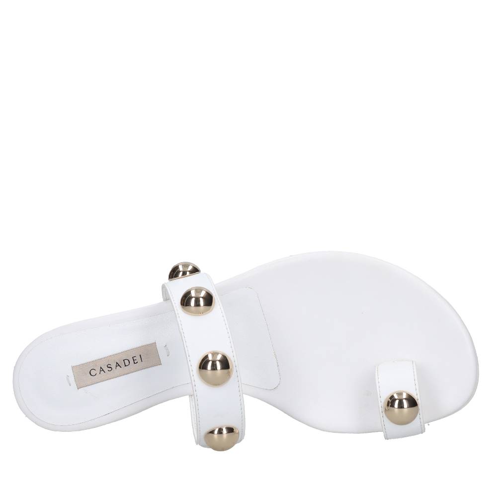 CASADEI Mules infradito in pelle Italy
