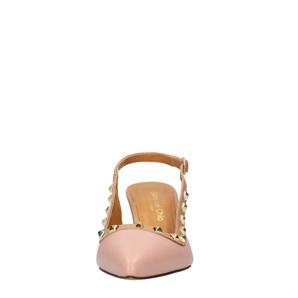 ELENA DEL CHIO Décolleté slingback in pelle Pezzi Unici