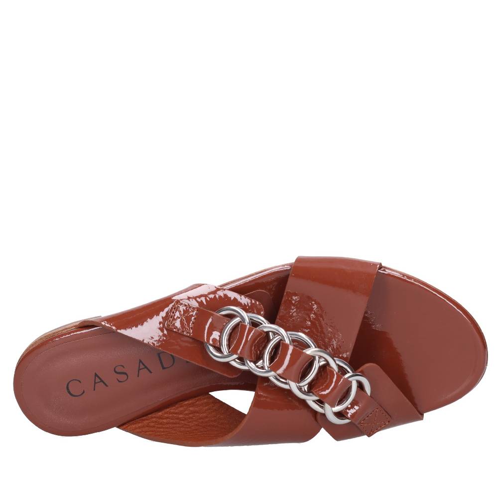 CASADEI Mules in vernice Soddisfazione Garantita