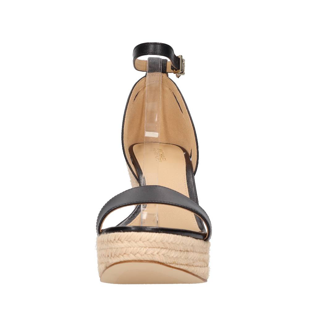 MICHAEL KORS Sandali con zeppa in pelle Fino Al -60%