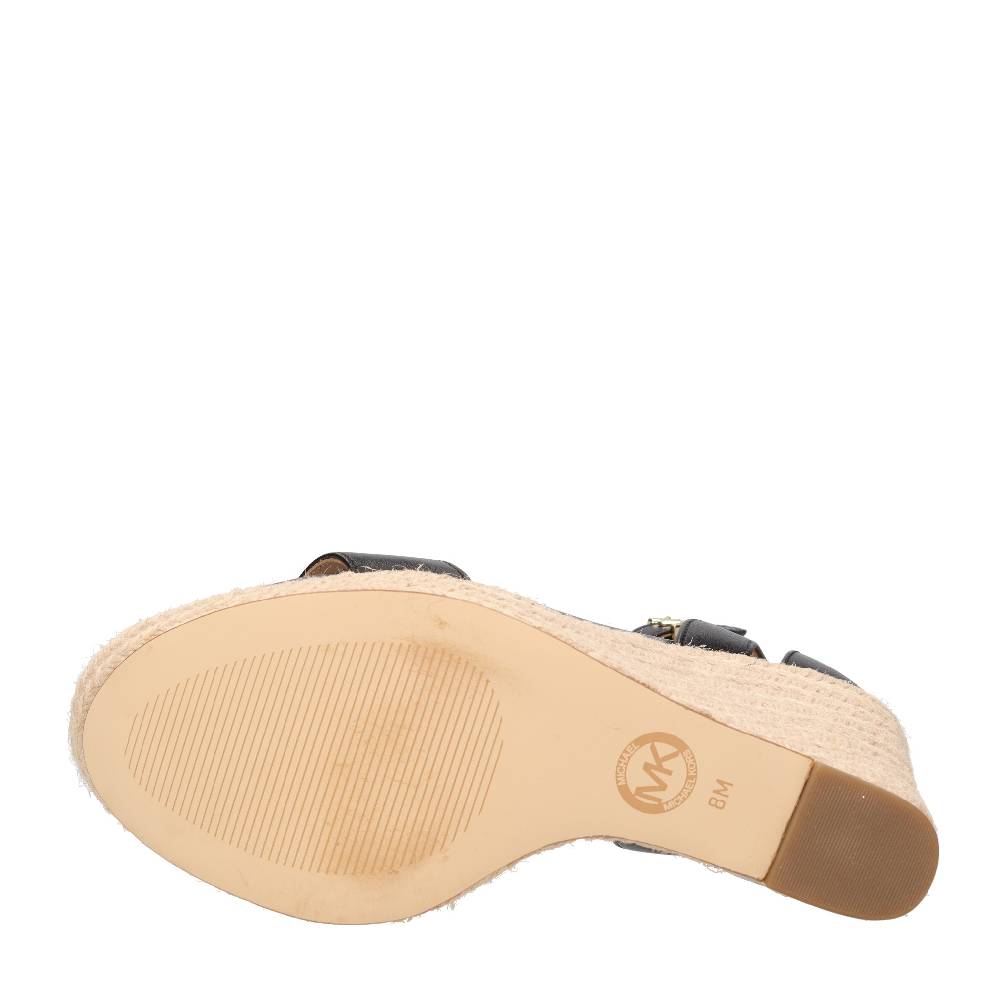 MICHAEL KORS Sandali con zeppa in pelle Fino Al -60%