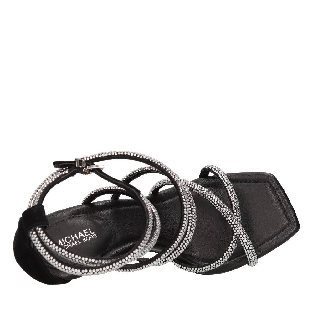 MICHAEL KORS Sandali in pelle e strass Shopping Online